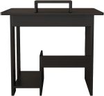 ALISENED Home Office Computer Desk with Monitor Stand Keyboard Tray, 29.5 Inch Study Writing Desk Small PC Laptop Table with Storage Shelves, Modern Workstation for Small Spaces Save Space - Image 7